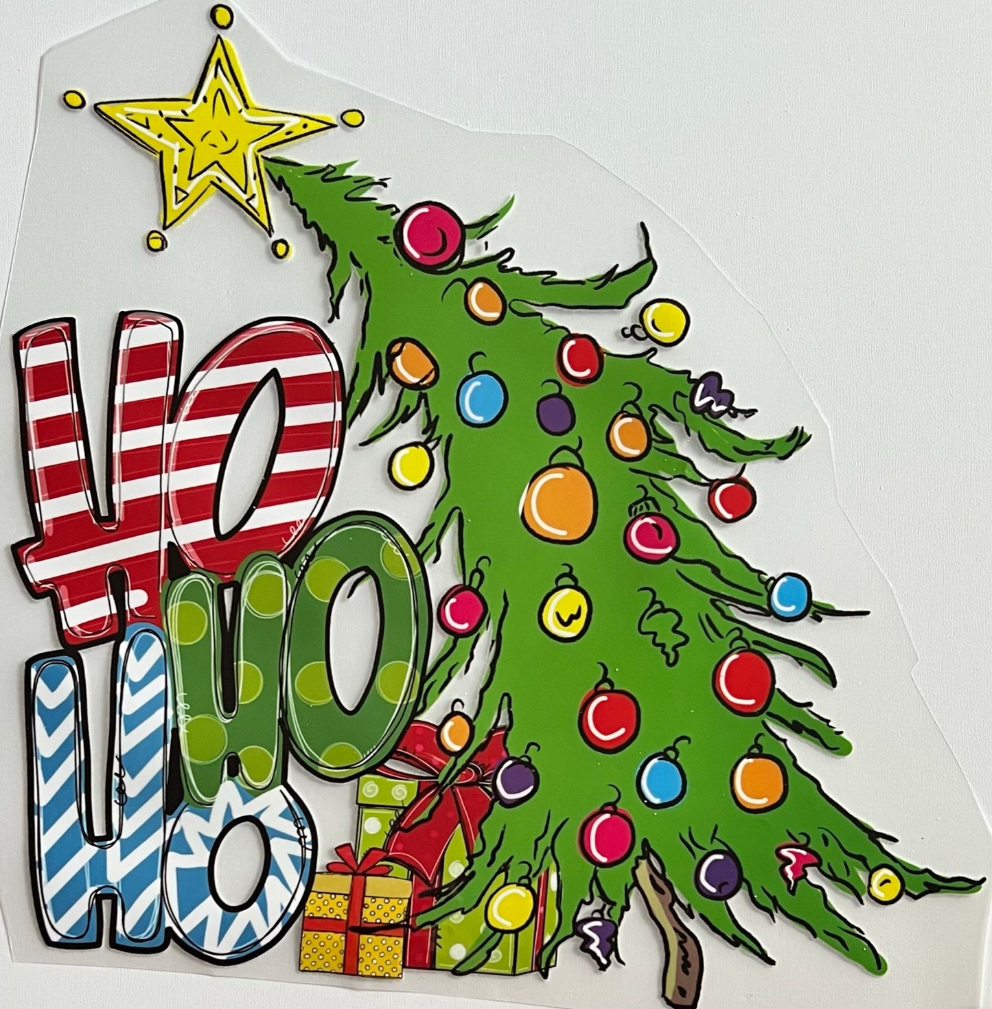 Ho Ho Ho Tree- (Large)