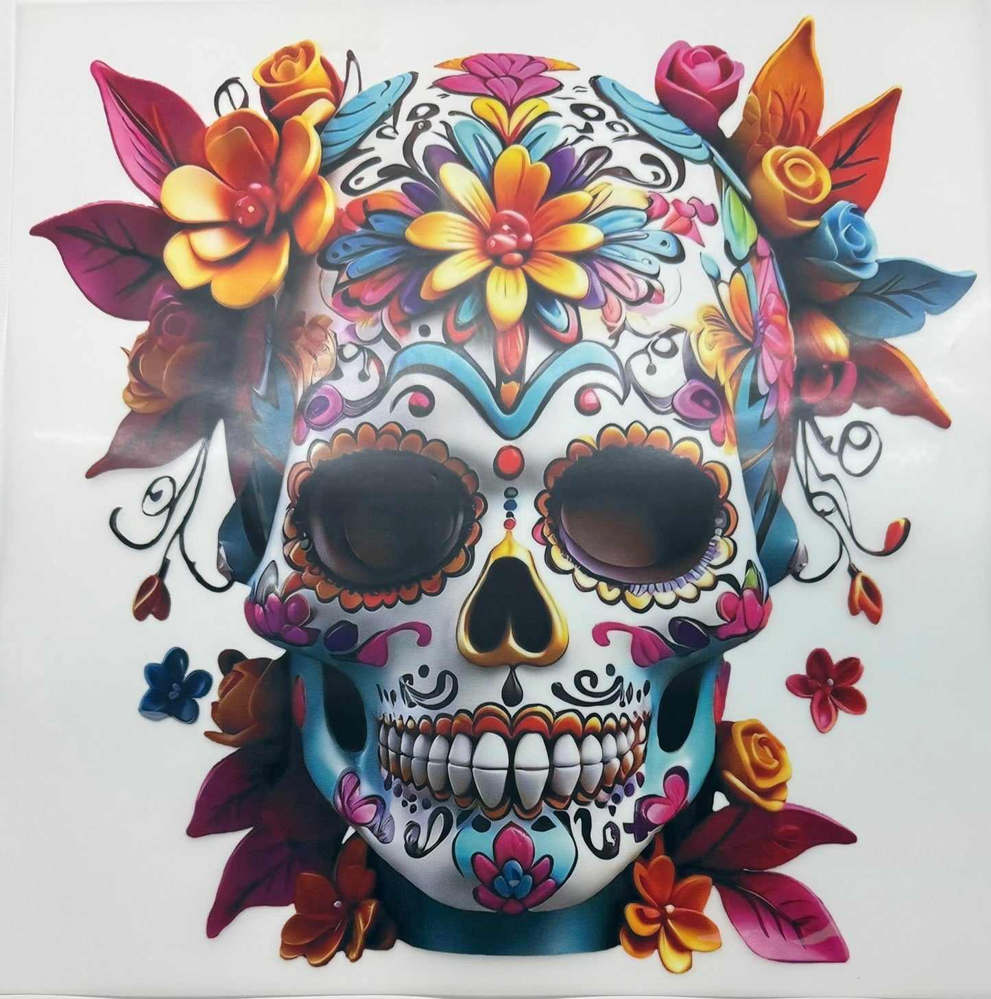 Mexican Skull Decal