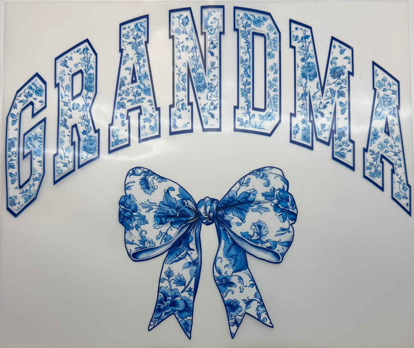 Grandma and Bow Decal
