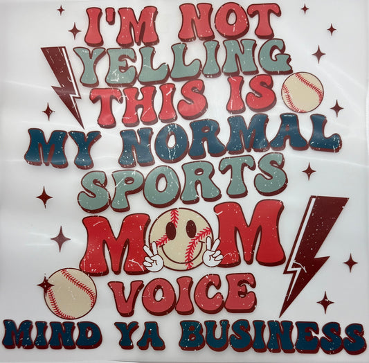 Mom Voice Decal