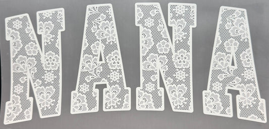 Nana-White Decal