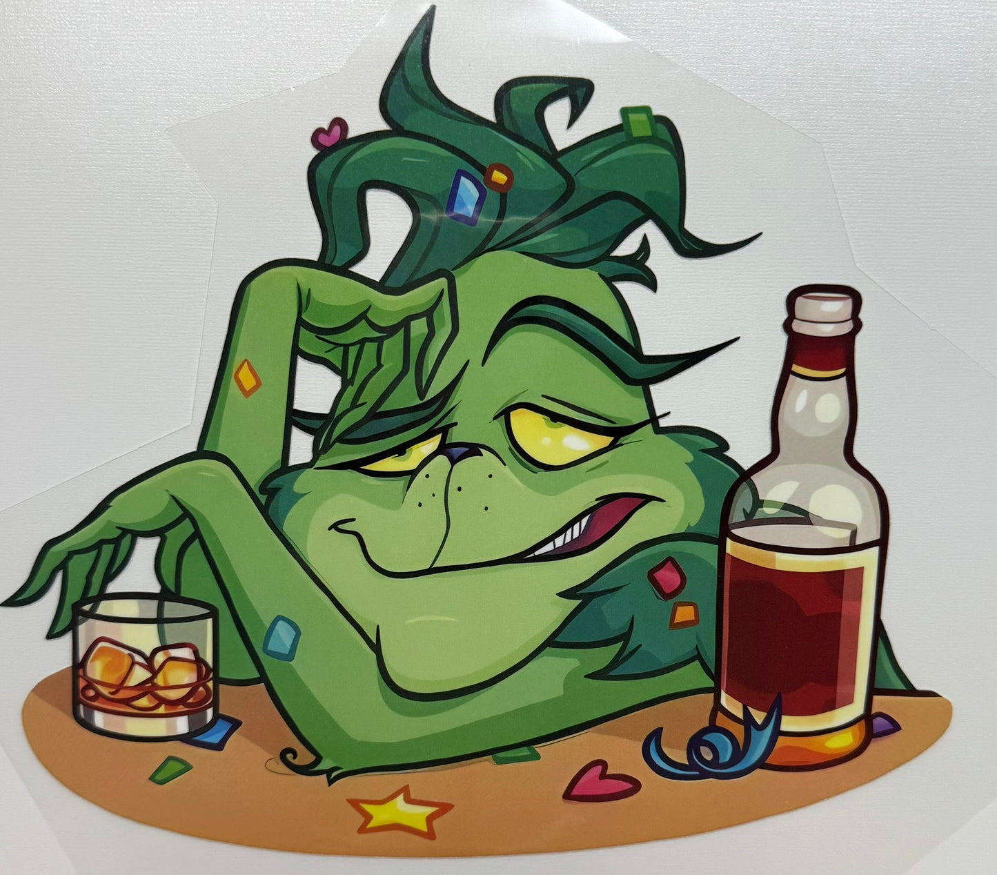 Christmas Grinch (generic) Decal