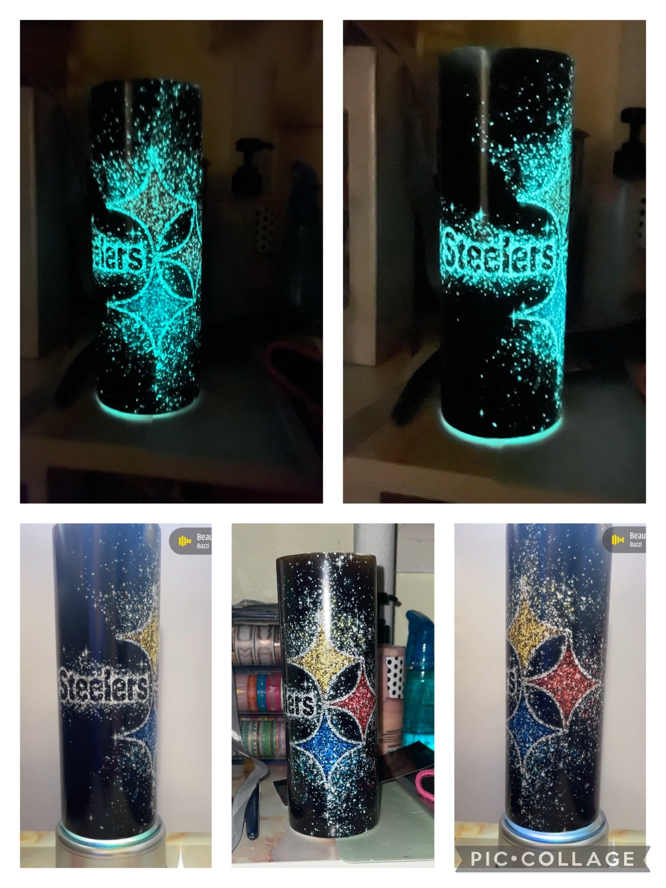 Steelers Glow Tumbler