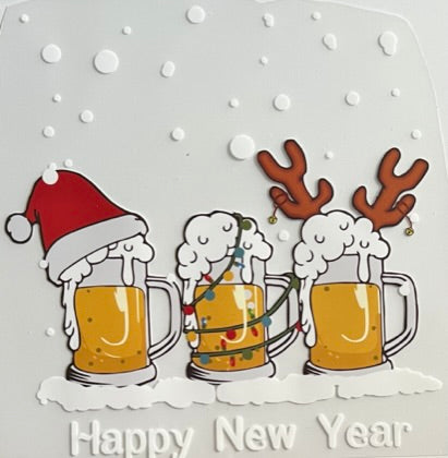 Happy New Year Beer- (Large)