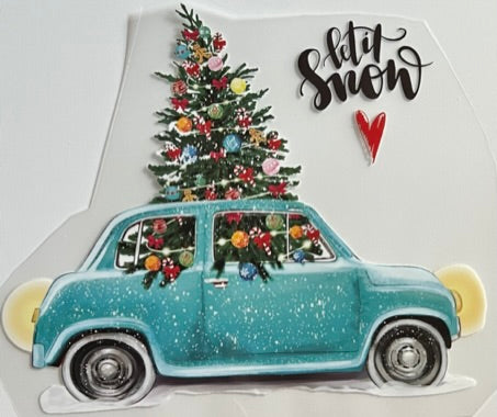 Christmas Car with Tree (large)