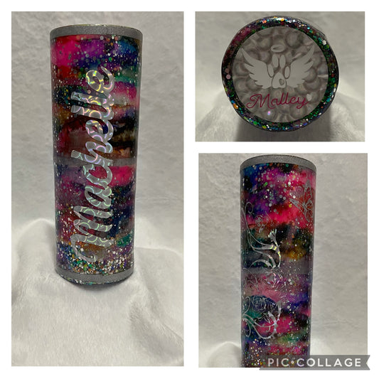 Colorful Swirls Tumbler