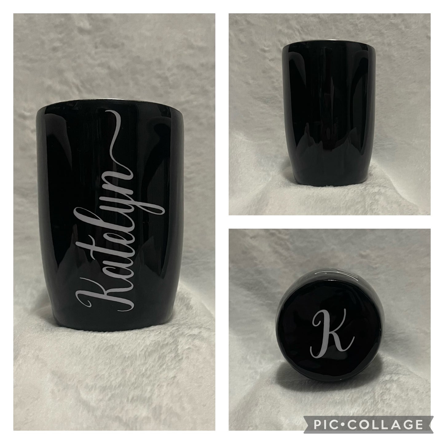 Simple Black Style Tumbler