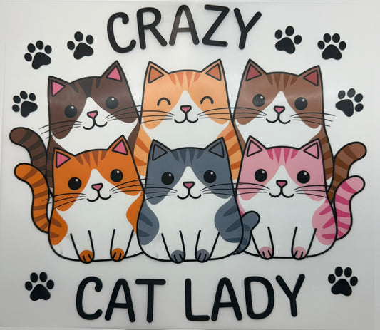 Crazy Cat Lady Decal