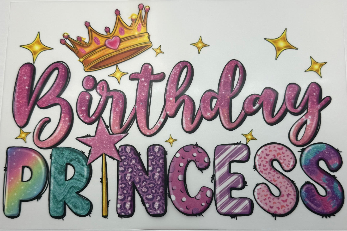 Birthday Princess Decal