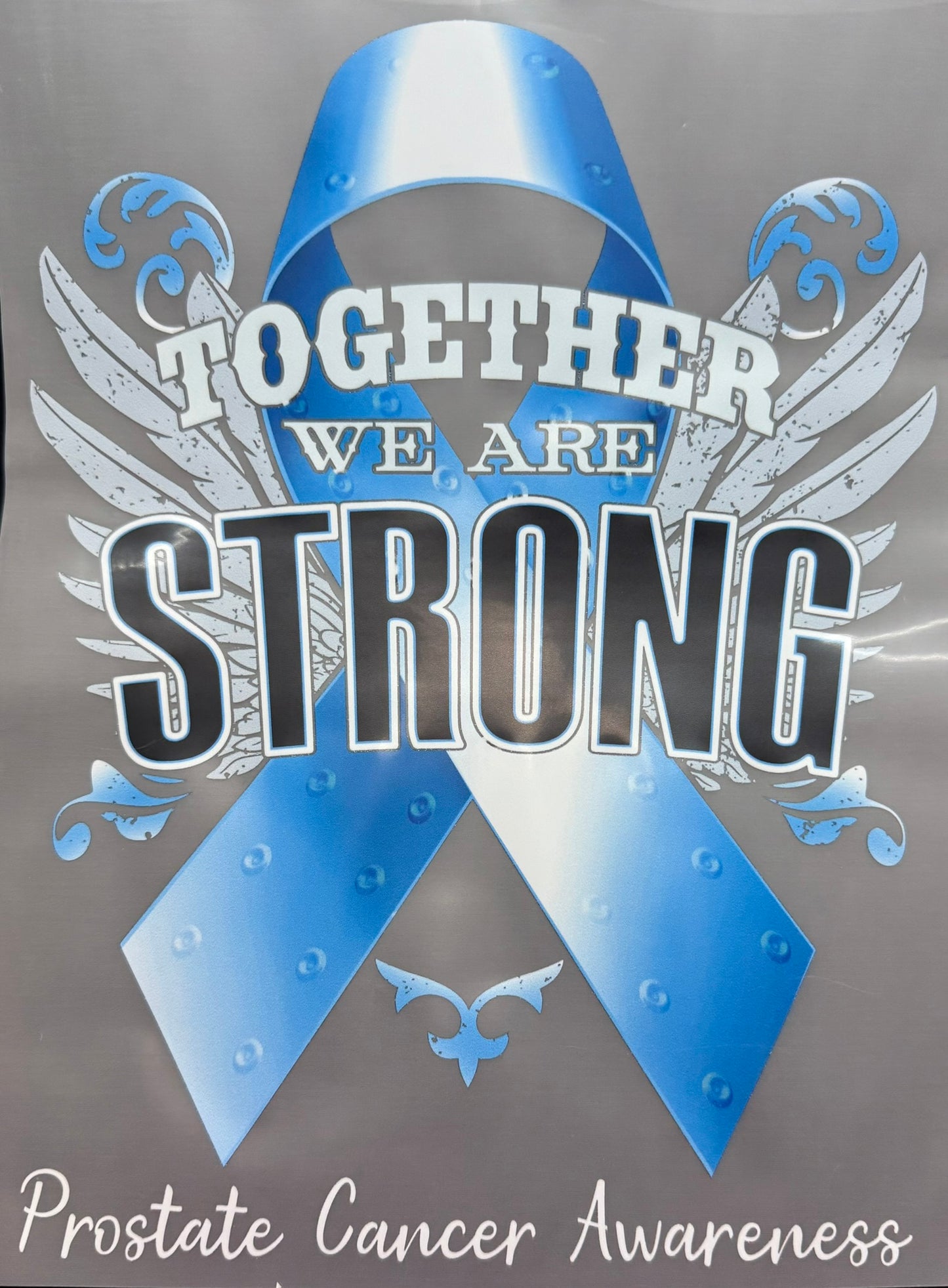 Blue Ribbon Awareness Decal