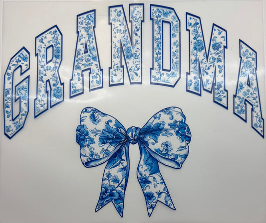 Grandma and Bow Decal