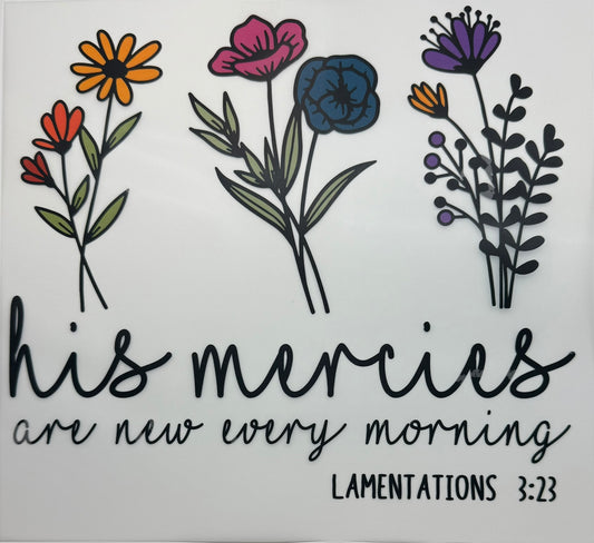 His Mercies Decal