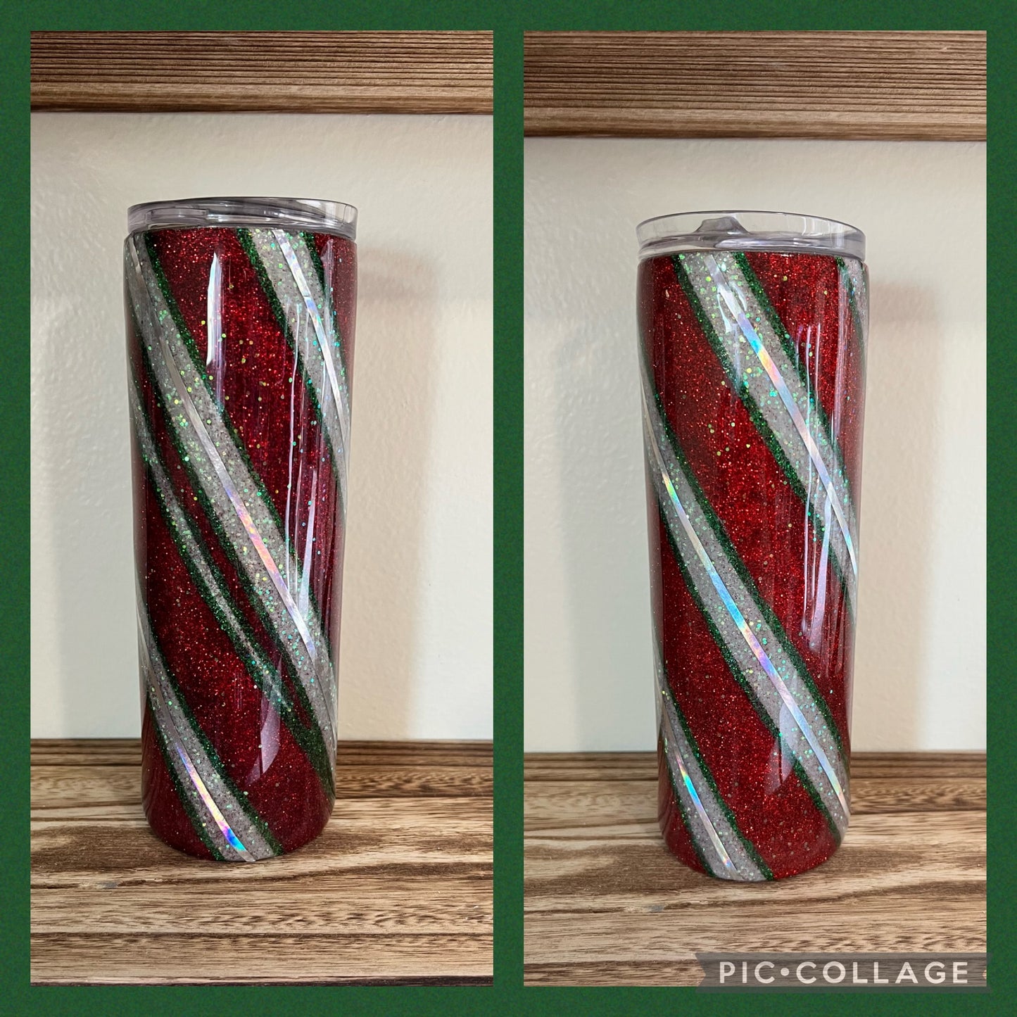 20 oz. Candy Cane Tumbler