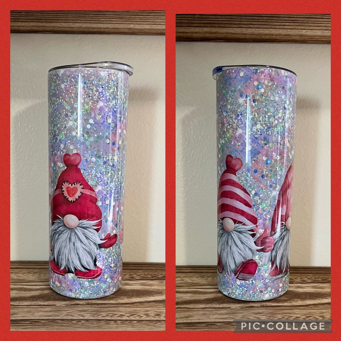 Valentines Gnome Tumbler